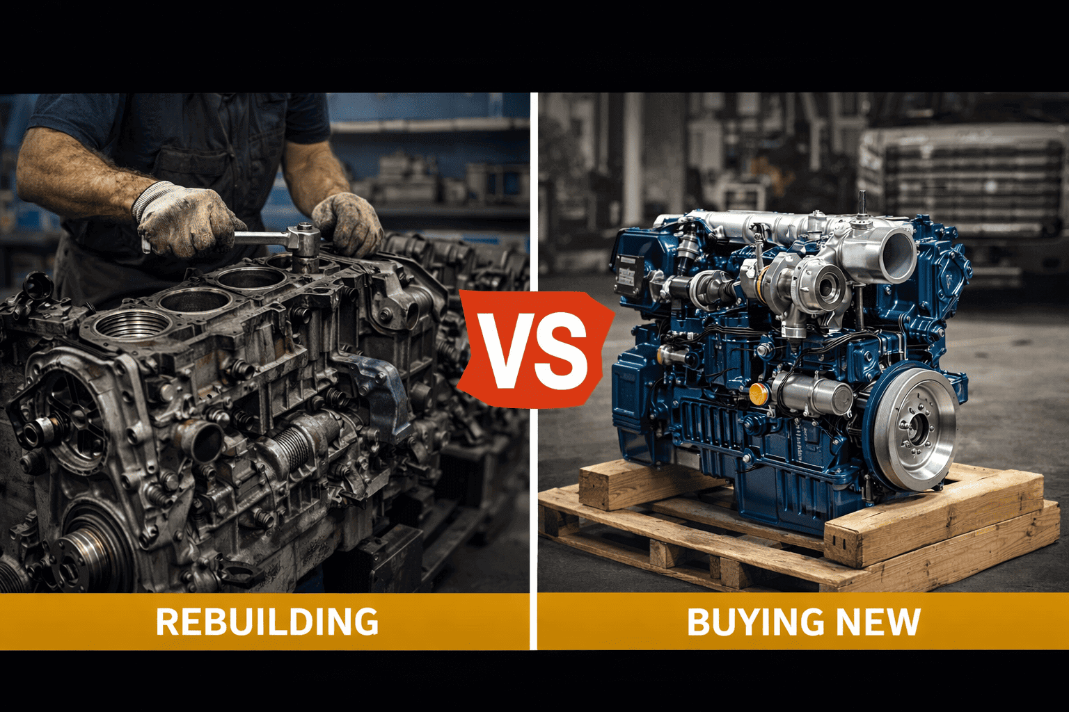 Rebuilding a Diesel Engine vs Buying New