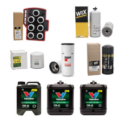 Cummins ISX Engine Service Kit 120K With Valvoline All Fleet Plus E900