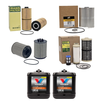 Detroit Engine Service Kit DD13 DD15 DD16 120K With Valvoline Profleet Plus