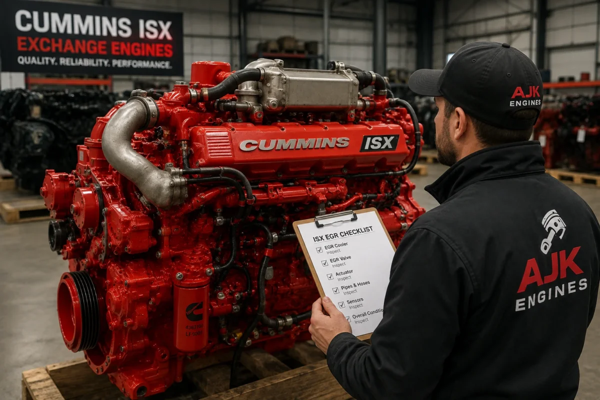 Cummins ISX EGR exchange-engine