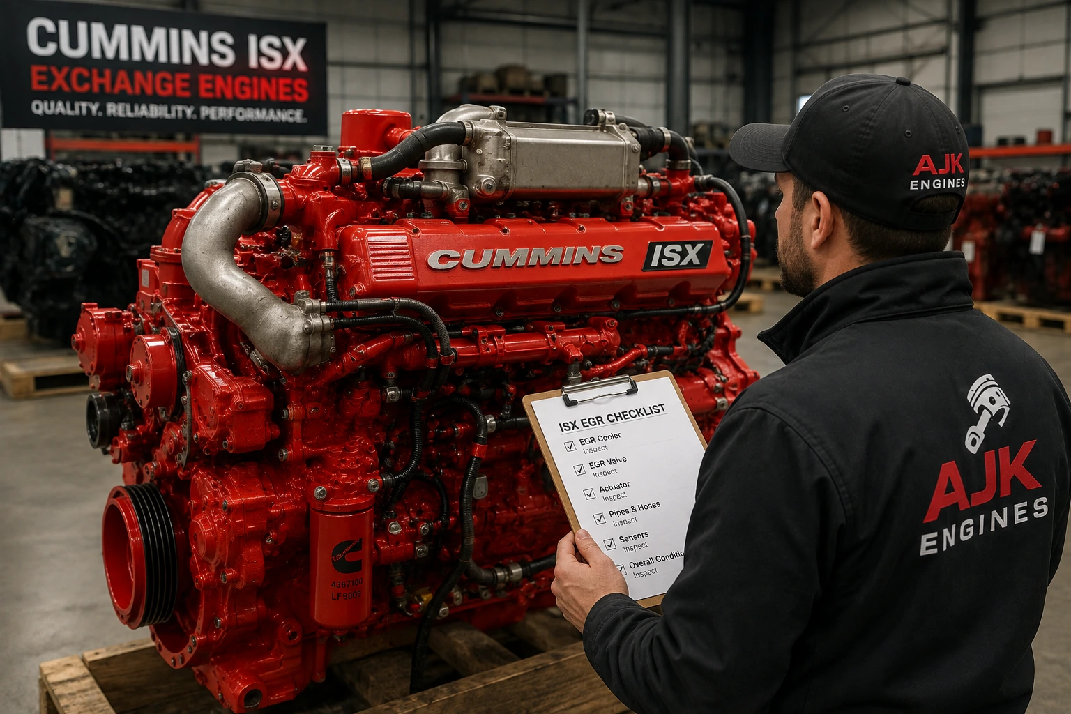 Cummins ISX EGR exchange-engine